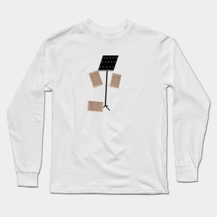 overwhelmed music stand Long Sleeve T-Shirt